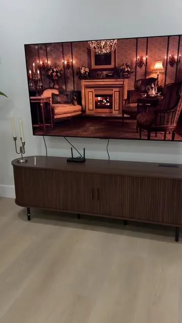 Love our tv stand from @ONBRILL OFFICIAL ✨ #onbrill #tvstand #homeaesthetic #homedecor #homeinterior  