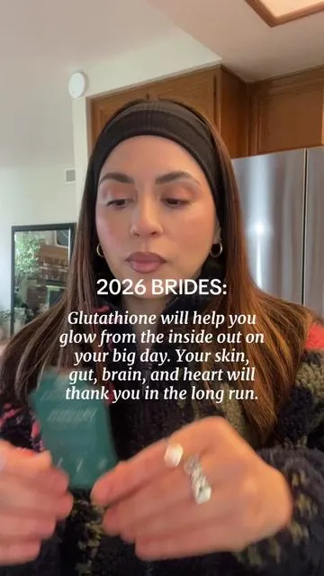 Glutathione is a master antioxidant. If you truly want to glow from the inside out this is a staple in your routine. @Cymbiotika #2026bride #glutathione #cymbiotika #weddingplanning 
