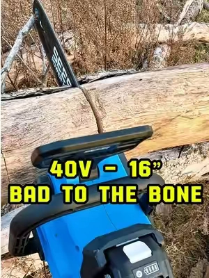 You will retire your gas chainsaw when you use this one. #chainsaw #electric #firewood #fencing #construction 