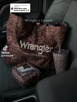 Replying to @jassmoralessss #wrangler #wranglertotebags #totebag #leopardprint #wranglerbag