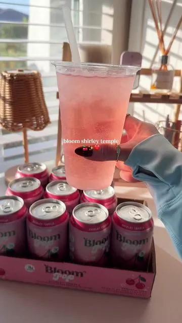 12 pack of Bloom Shirley Temple & the price is insane rn!!! 🍒✨ #bloom #bloompop #bloomshirleytemple 