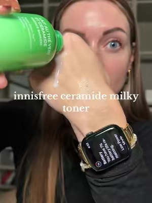 new innisfree ceramide milky toner 🥛 Free 4-step mini skincare routine only available while supplies last!! Posted 1/8/2026 💚 #innisfree #milkytoner #koreanskincare @Innisfreeofficial #skincareroutine #newyearnewme 