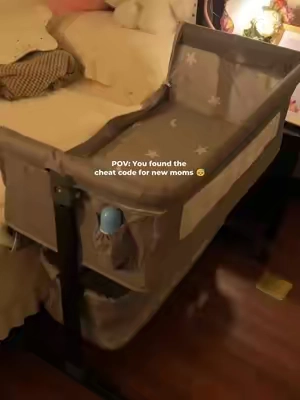 Checking baby every 5 mins? 😰👀 The 3-in-1 Visible Mesh keeps you calm and connected. 🛡 SLEEP WORRY-FREE! 👇 #newmomanxiety #safesleep #3in1sleeper #babysafety #babybassinet 