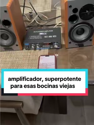 amplificador a un Super precio, súper recomendado, tiene Bluetooth FM y entrada USB micro SD para música en la memoria