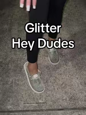 The glitter hey dudes are on sale today 1/9/26! #glitterheydudes #heydudes #glitterheydudesforwomen #glitterheydudes #tiktokshopcreatorpicks 