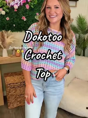 Crochet tops are making a comeback and I’m so ready! Bring on spring! @DOKOTOO-US  #crochettop #knittop #casualtop #affordablefashion #dokotoo 