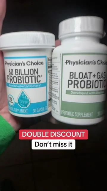 ✨ Physician’s Choice Bundle ~  2 products: 60 Billion Probiotic & Bloat + Gas to support healthy digestion, feelings of fullness, gut health, regularity. #guthealthtips  #newyearnewme  #tiktokshopcreatorpicks  #physicianschoice  #probioticskincare   @Physician's Choice  Check product page for most current price. Free shipping, sale prices, and TikTok coupons may vary by account. Promotion may have ended by the time you see this. As an affiliate, I may earn a commission from sales through this video.