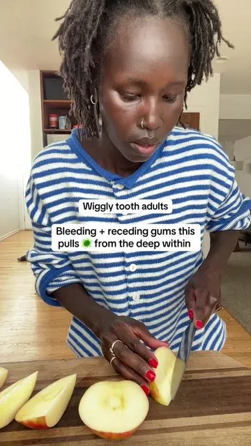 Amazing oil pulling! #gumtite #ozonatedoil #oilpulling #recedinggums 