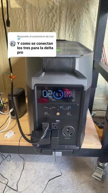 Respuesta a @Leo💎 🔥 6 PANELES + ECOFLOW DELTA PRO = CARGA SOLAR EXAGERADA ☀️⚡ Mira cómo se llena solo con el sol de la mañana #EcoFlow #EcoFlowDeltaPro #EnergíaSolar #PanelesSolares #SolarPower            