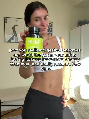 Digestive enzymes really are THAT GIRL 👀✨ @HUM Nutrition  #humnutrition #guthealth #wellnesstok #digestivehealthmatters 