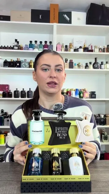 The viral trio set by @Game Of Spades is back on sale on the Tik Tok Shop! Get three 1 oz bottles of some of the most popular fragrances out there. This set has you covered for any occasion, all year long. This is also a unisex set so it’s a great gift idea for your Valentine 💕. This set keeps selling out so click the orange shopping cart to get yours before they’re gone again! #tiktokmademebuyit #tiktokshop #tiktokshopfinds #fyp #fragrancetiktok 