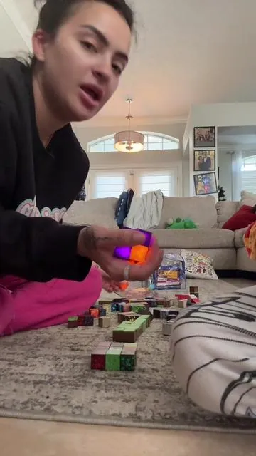 Gray is obsessed with these magnetic building blocks! 