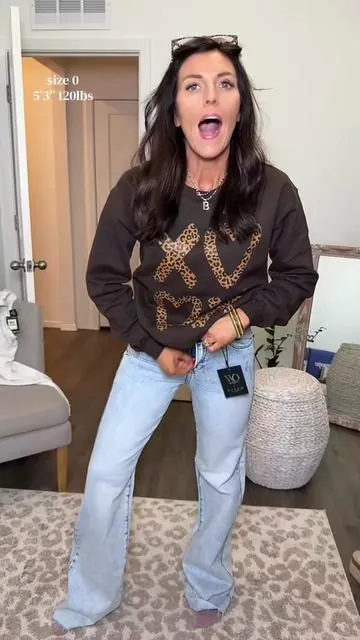 Love ALL my jeans from @Wild Oak Boutique ! The risen jeans are truly the best. #RisenJeans #flatteringjeans  #BoutiqueDenim #womensjeans  #EverydayJeans 