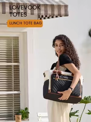 👠 No more ugly work bags! This elegant tote blends modern aesthetics with heavy-duty storage. The most useful Valentine’s surprise she’ll actually use every day. 📈💖#lovevook #Gift #tiktokshopvalentinesday #laptopbag #fyp 