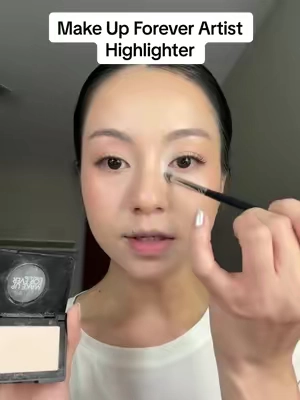 Shade : cheerful beige 🫶🏻  @MakeUpForEverUSA #mattehighlighter #makeupforeverartisthighlighter  #brighteningpowder #mattehighlightertutorial #TikTokShopCreatorPicks 