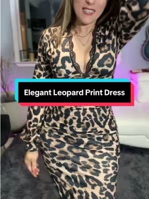 Este vestido no pide permiso. Se ajusta perfecto, resalta todo y el print hace el resto 🐆 Ideal para cuando quieres verte segura, elegante y peligrosa. #LeopardDress #BodyconDress #TikTokShopFashion #TikTokShopCreatorPicks 