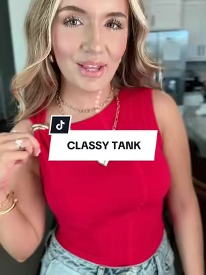Such a cute detail on this classy tank!! The material is so soft 😍 #outfit #outfitideas #affordablefashion #womensfashion #style 