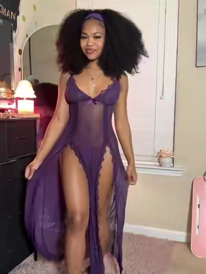 wearing this after a everything shower hits different 😩 #fyp #lingerie #nightgown 