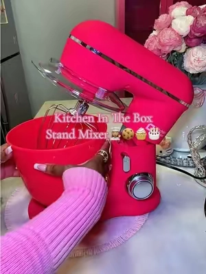Practice makes perfect with this 10 Speed @Kitchen in the Box US Stand Mixer👩🏾‍🍳🍪#chocolatechipcookie #kitchenappliance #standmixer #baking #asmrtiktoks 