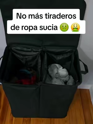No más tiraderos de ropa sucia en el suelo con este separador de ropa #TikTokShopCreatorPicks #TikTokShopJumpstartSale #laundry #laundryhamper #laundryhack 