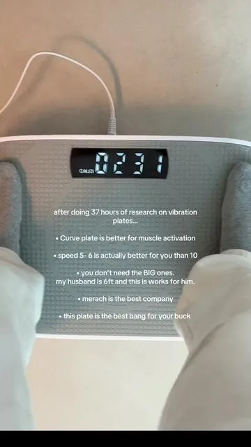 Do you need a vibration plate? No, you can jump up and down and swing your arms around. But I’m just not doing that… I much rather stand on this Merach plate for 20 mins & I actually love it 🩷 #vibrationplate #wellnesstips #lymphaticdrainage #digestion #tiktokshopjumpstartsale 