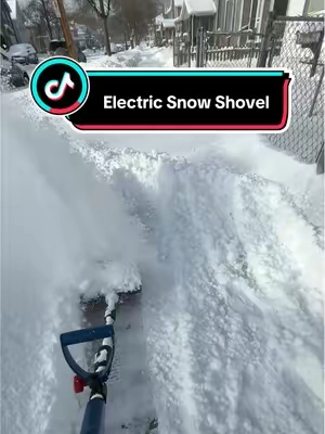 electric snow shovels will save your time and your back! 🔥 #snowshovel #electricsnowshovel #snowblower #tiktokshopcreatorpicks #snowremoval 