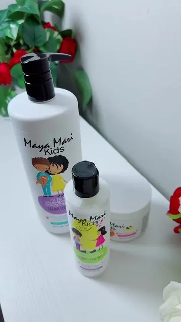 Maya Mari Kids - Curly Hair Kids Must Have 3-Piece Set - Kids 2-in-1 Shampoo and Conditioner, Curl Cream, and Leave-In Conditioner #tiktokshopcreatorpicks #valentinesday #newyearnewme #tiktokshopjumpstartsale #LOSANGELESBRANDS 