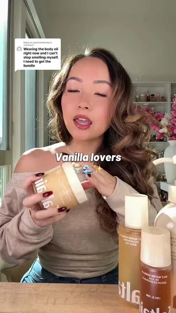 Replying to @jasmineshontae Smells DIVINE🍨🌊 Salt Water Vanilla body wash, body oil, body butter and deodorant from @Saltair Body #saltairpartner #saltair #vanilla #bodycare #fragrancetok 
