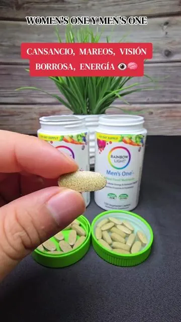Women's One & Men' One Multivitaminas Rainbow Light para hombres y mujeres, energia, Próstata, corazón, cabellos, uñas, sistema inmune, vista, estres, En descuento hoy‼️Multivitamin Supplement his y herss #supplementsformen  #tiktokshopjumpstartsale  #supplements  #wellness #supplementsforwomen 