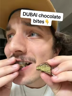 These have the yummiest toasted taste #dubai #dubaichocolate 