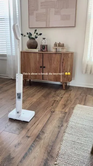 Still can’t believe how sleek this vac mop is… and the fact it came with TWO extra rollers?! I think I just found my new everyday cleaner!! 🤍🧼 @DreameUS  #vacuummop #cleaningfinds #tiktokmademebuyit #cleaningtok #homegadgets