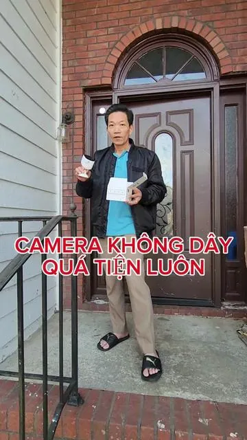 Camera không dây quá tiện lợi, hình ảnh rõ nét,  #cuocsongmy #minhnguyen #camerakhongday#cameragiamsat#cameraanninh.