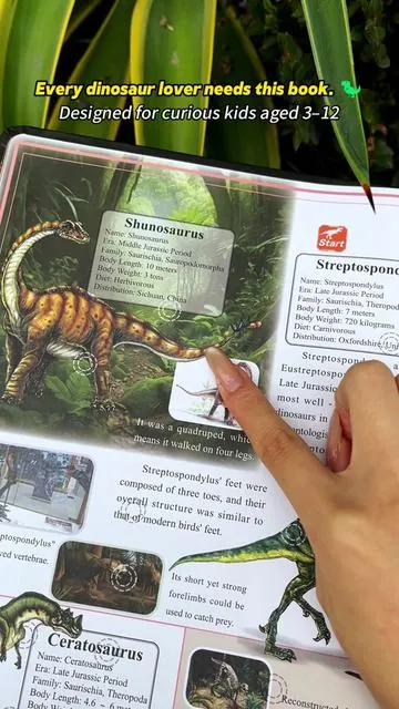This is a gift kids don’t outgrow quickly. So many dinosaurs and facts to explore over time. #educationaltoy #Giftidea #giftsforkkids #Montessori #tiktokshopjumpstartsale 