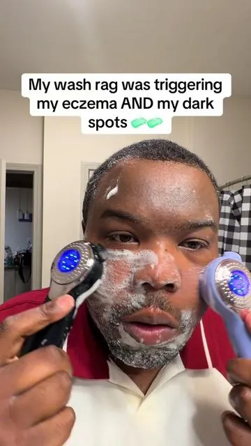 My wash rag was triggering my eczema AND my dark spots 🧼🧼 #fyp #skincare #tiktokshop #skincareroutine #tiktokshopfinds 
