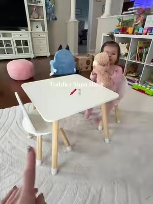 A toddler table is a must #toddlerfinds #kidstable #kidsfurniture #toddler #tiktokshopjumpstartsale 