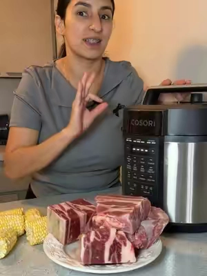 Cosori Electric Pressure. Haciendo caldo de res en una holla de presión #cooking #cosori #holladepresion #beef #soup 