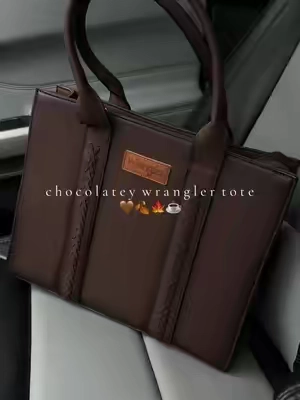 It’s the perfect brown 🤎☕️ @Rustic Charm Bootic #purse #pursetok #wranglerpurse #totebag #leatherbag 