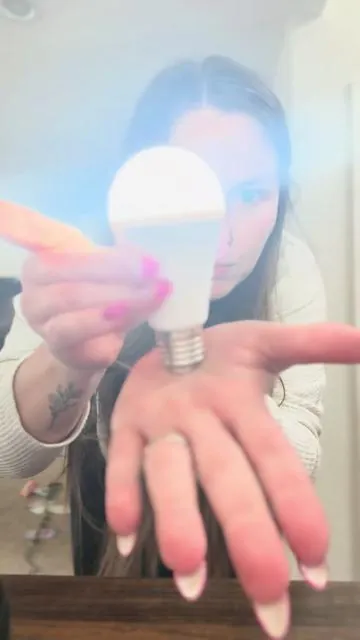 these rechargeable bulbs are genius! Next time our power goes out at least we won’t have to worry about sitting in the dark 💡  #rechargeablelight #rechargeablelights #rechargeablebulb #emergencylights #tiktokshopjumpstartsale 