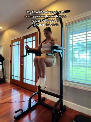 The burn this gave me 🥵🔥#powertower #abworkouts #coreworkout #tiktokshopcreatorpicks #creatorsearchinsights 