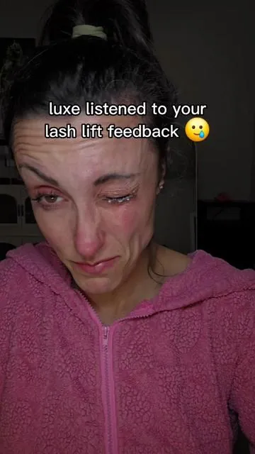 figured out after this to put  makeup remover on the edges  and work it underneath and  it comes off easily 🥲 I’ve been using the Luxe Cosmetics Lash Lift Kit for a while now, and let me just say—it’s a total game-changer. ✨ Effortless curl, no mascara smudges, and no need for daily lash curling. My lashes stay lifted and flawless for weeks! 😍 It’s super easy to use, even if you’re not a pro, and the results are chef’s kiss. Plus, it’s the ultimate beauty hack for anyone who wants stunning lashes without the salon price tag. 🙌 Trust me, once you try it, you’ll never go back! 💕 #LashLift #LuxeCosmetics #DIYLashes #BeautyHack #makeup @Luxe Cosmetics 