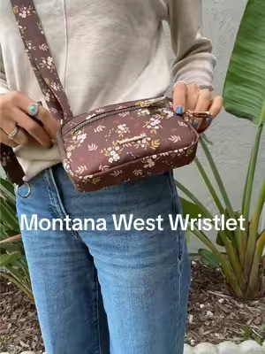 If you love functional + cute, this one’s for you 💐 New spring launch wristlet wallet that converts to a crossbody so you can grab & go without the bulky bag. #montanawest #wristletwallet #smallcrossbody #walletbag #wallet 