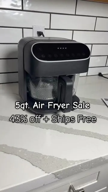 What a deal on the @Kismile air fryer. 43% off + Shippjng FREE #airfryer #busyfamily #kitchengadgets #kitchenappliences #tiktokshopjumpstartsale 