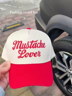 mustache lover ❤️🥰 #truckerhat #baseballcap #mustaches #tiktokstyle #ootdinspo