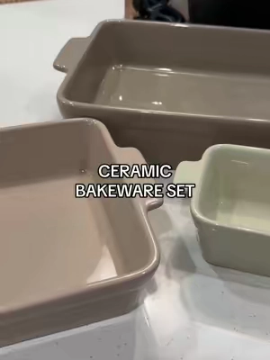 The prettiest set and I loveee how deep they are 👩🏼‍🍳🤎 @Best Choice Products, Inc. #bestchoiceproducts #bakeware #tiktokshopjumpstartsale #kitchenfinds #cookwareset 