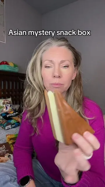 We tried an Asian mystery snack box with 15 snacks and did NOT know what to expect 😂 #snacks 