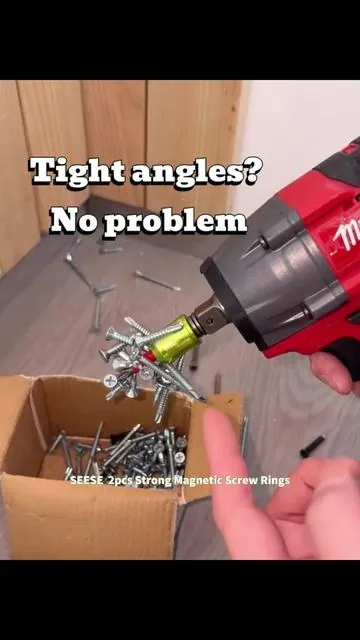 No drops. No slips. Just clean drives. #MagneticTools #DrillHack #ScrewdriverHack #tiktokshopjumpstartsale #WorkshoRHacks