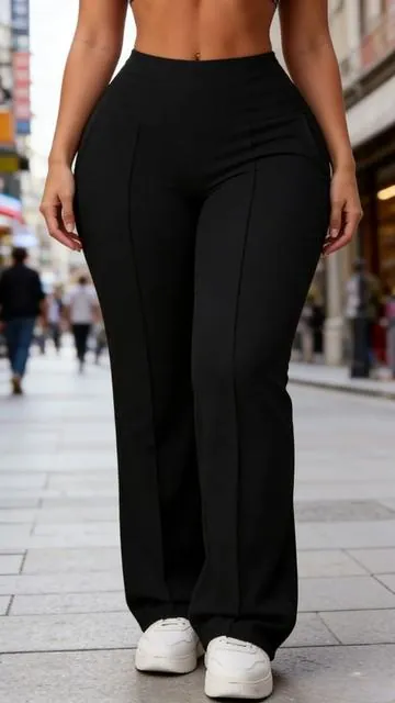Women's Plain Loose Straight Leg Pants#sweatpants #pants #tiktokshop #OOTD #spotlightfinds 