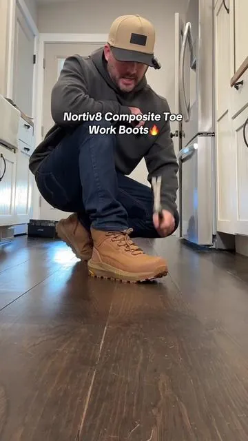 Composite toe boots from Nortiv8 #nortiv8 #compositetoeboots #workboots #tiktokshopjumpstartsale 