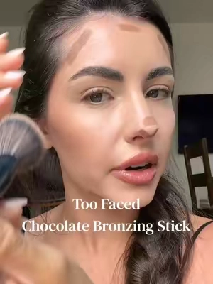 It’s literally the only one I keep in my makeup bag 🍫  I am LOYAL to her!!!  @Too Faced #toofaced #toofacedcosmetics #beautyhacks #contourtutorial #tiktokshopcreatorpicks 