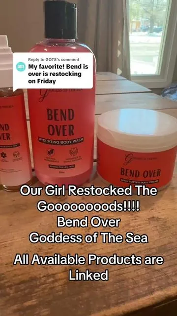 Replying to @GOTS thanks for the #restock #smellgood #bendover #goddessofthesea #gots 
